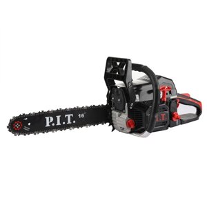 Пила цепная бензиновая P. I. T. GCS45-C6 (16"/400мм, 2кВт/2,8л. с, 52см, хром. цил., легк старт)