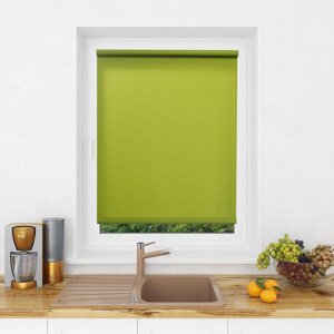 Рулонная штора Мини Lm Decor Лайт Зелёный 38x160 см