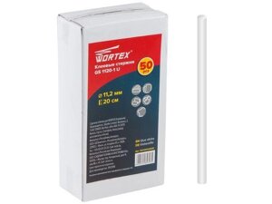 Клеевые стержни Wortex GS 1120-1 U (PVC универсальный, 11,2*200мм, 50шт, коробка) (PVC универсальный)