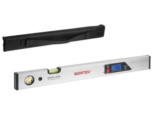 Уровень электронный WORTEX DL 6000 в кор. 4х90, погр.(0,90): 0,05, остальн.: 0,2, 600 мм