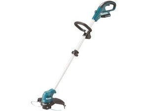 Триммер аккум. MAKITA UR 100 DWAEX (12 В, 2 акк., 2.0 А/ч, Li-Ion, 26 см, с головкой, плавный пуск, вес 3.9