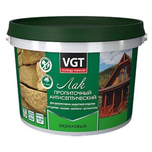 Лак акриловый пропиточный с антисептиком "ВИШНЯ"(альб 2008), 2,2 кг (по4шт)