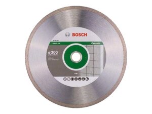 Алмазный круг 300х25.4/30 мм по керамике сплошн. BEST FOR CERAMIC BOSCH ( сухая/мокрая резка)