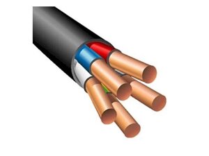 Кабель ВВГнг (A) 5х6,0 (бухта 100м) Поиск-1 (черный, ГОСТ 16442-80) (ПОИСК-1)