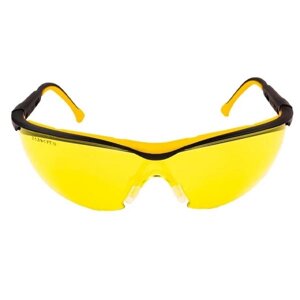 Очки защитные (поликарбонат, желтые, покрытие super, мягкий носоупор, регулировка дужек)