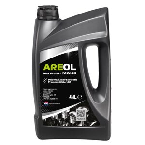 Моторное масло п/синтетика AREOL Max Protect 10W-40 4л 10W40AR003