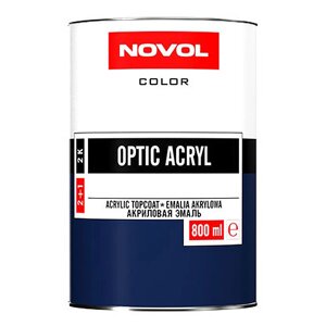 Эмаль акриловая NOVOL Optic Acryl ULTRA WHITE 0.8л