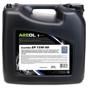 Трансмиссионное масло AREOL Gearlube EP 75W-90 20L 75W90AR103