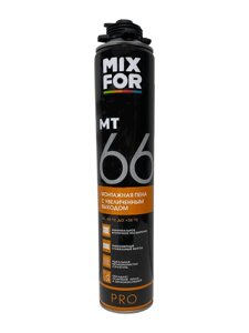 Пена монтажная профессиональная MIXFOR MT-66, 850 мл ( от -10С)