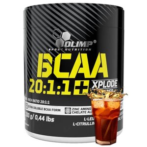 БЦАА OLIMP BCAA 20:1:1 XPLODE POWDER, 200Г, КОЛА