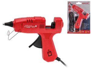 Пистолет клеевой WORTEX LX GG 0710-3 в блистере 20 Вт, 7,2 мм, 8 г/мин