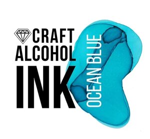 Спиртовые чернила Craft INK Ocean Blue (Бирюзовый) 20мл