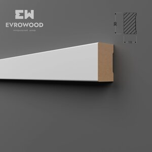 Рейка МДФ Evrowood R010 30х16х2000мм