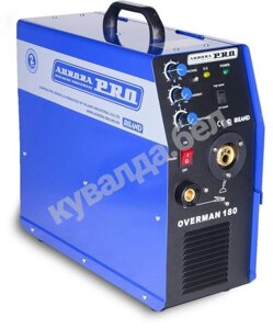 Инверторный сварочный полуавтомат Aurora PRO Overman 180 + Маска SUN7 TIG MASTER 2-levels