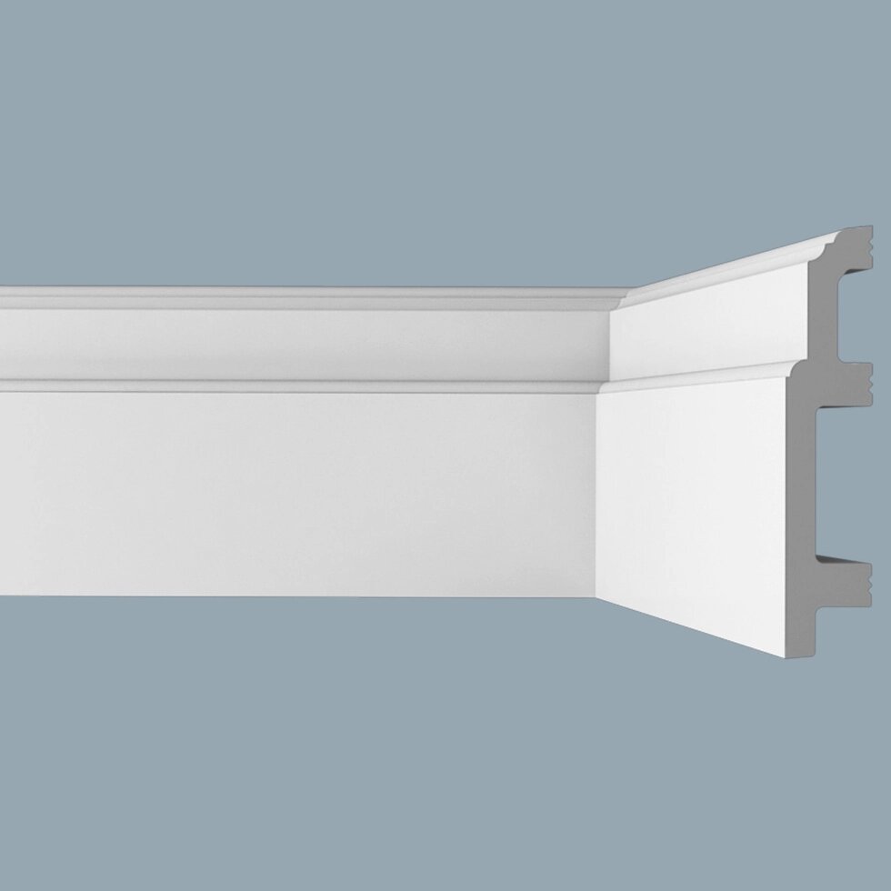 Плинтус напольный дюрополимер П10 100/20 100*20*2000мм от компании ЧТУП «АннаДекор» - фото 1