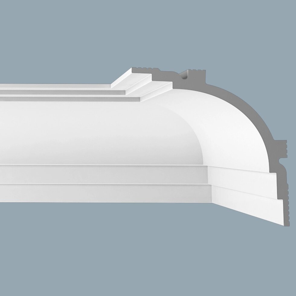 Плинтус потолочный К14 110110 Дюрополимер 110*110*2000мм от компании ЧТУП «АннаДекор» - фото 1