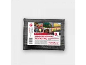 Полотно укрывное универсальное ПП/ПЭ 1,6х5м (8м2) черное (LIHTAR)