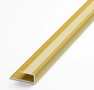 Профиль окантовочный ПК 05 золото люкс до 8мм длина 1350мм