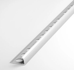 Профиль окантовочный полукруглый ПК 03-12 алюминий без покрытия до 12мм длина 2700мм