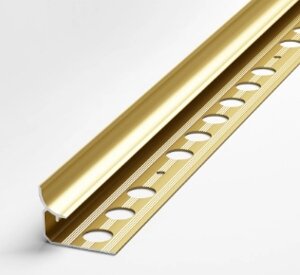 Профиль окантовочный внутренний ПК 06-9 золото люкс до 9мм длина 2700мм