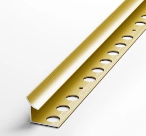 Профиль окантовочный внутренний ПК 06 золото люкс до 10мм длина 2700мм