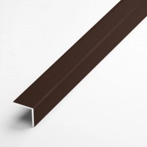 Профиль уголок равнополочный УП 01-27 шоколад 10*10мм длина 2700мм
