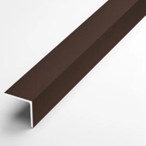 Профиль уголок равнополочный УП 06-27 шоколад 20*20мм длина 2700мм