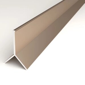 Профиль Y-образный "Мерседес" для плитки ПП 05-4 бронза люкс до 4.5мм длина 2700мм