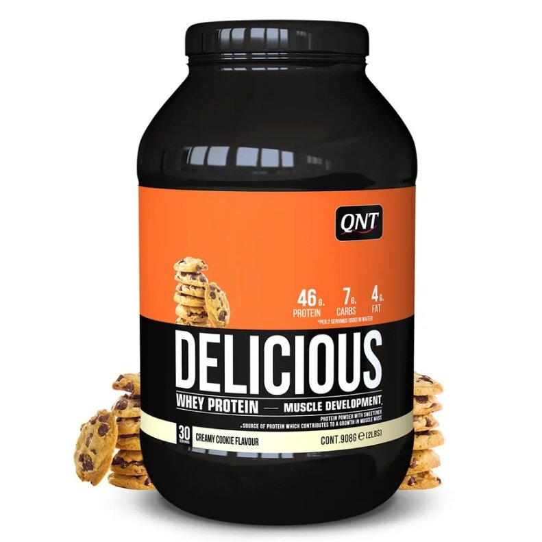 Протеин QNT DELICIOUS Whey 908г кокос QNT1260 от компании ЧТУП «АннаДекор» - фото 1