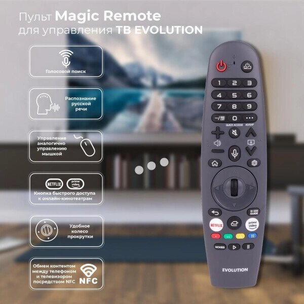 Пульт дистанционного управления EVOLUTION Magic Remote от компании ЧТУП «АннаДекор» - фото 1