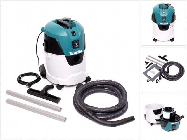 Пылесос MAKITA VC 2512 L (1000 Вт, 25 л, класс: L, самоочистка: полуавтомат) от компании ЧТУП «АннаДекор» - фото 1