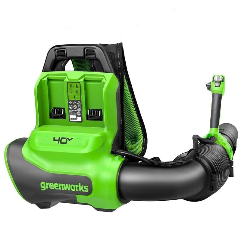 Ранцевая воздуходувка аккумуляторная Greenworks Арт. 2408107, 40V, бесщеточный, без АКБ и ЗУ от компании ЧТУП «АннаДекор» - фото 1