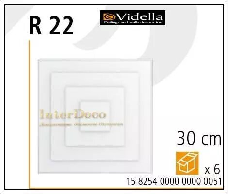 Розета ø300мм VIDELLA R22 от компании ЧТУП «АннаДекор» - фото 1