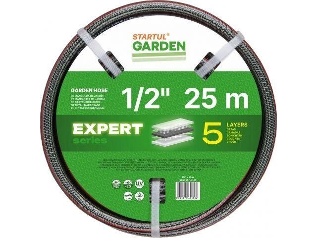 Шланг поливочный 1/2" 25м STARTUL GARDEN EXPERT (ST6035-1/2-25) (5 слоев) от компании ЧТУП «АннаДекор» - фото 1