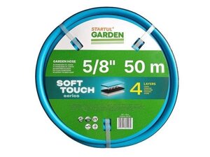 Шланг поливочный 5/8" 50м startul garden SOFT TOUCH (ST6040-5/8-50) (4 слоя)