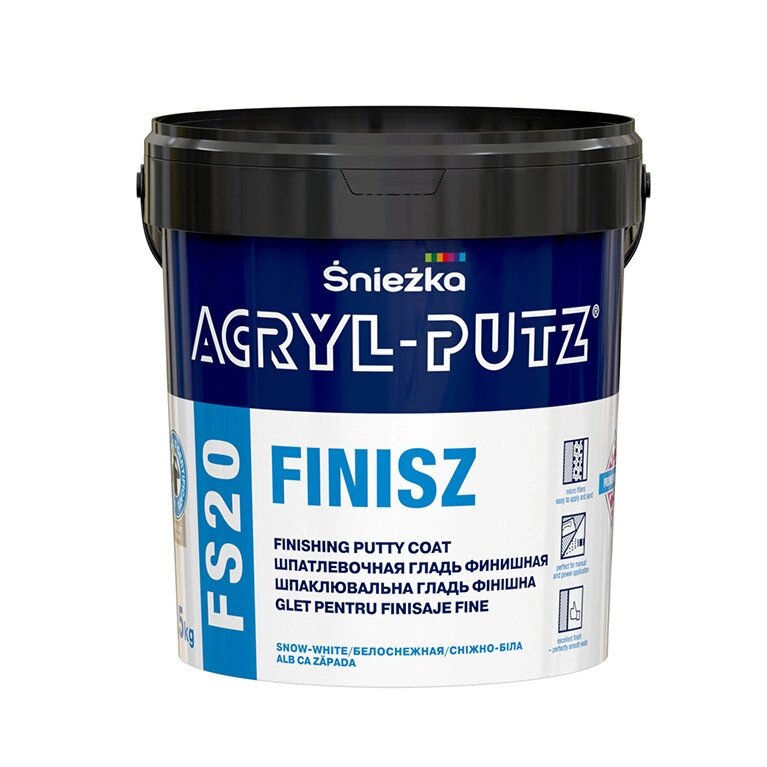 Шпатлевка Sniezka Acryl-Putz FS20 Finisz (1,5 кг) от компании ЧТУП «АннаДекор» - фото 1