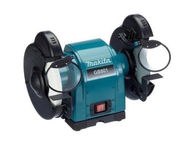 Станок точильный MAKITA GB 801 в кор. (550 Вт, круг 205х19х15 мм, подсветка) от компании ЧТУП «АннаДекор» - фото 1