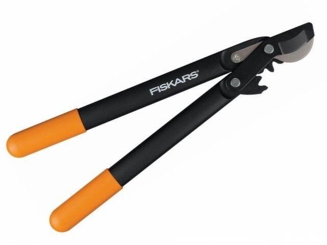 Сучкорез плоскостной L70 FISKARS PowerGear с загнутыми лезвиями малый от компании ЧТУП «АннаДекор» - фото 1