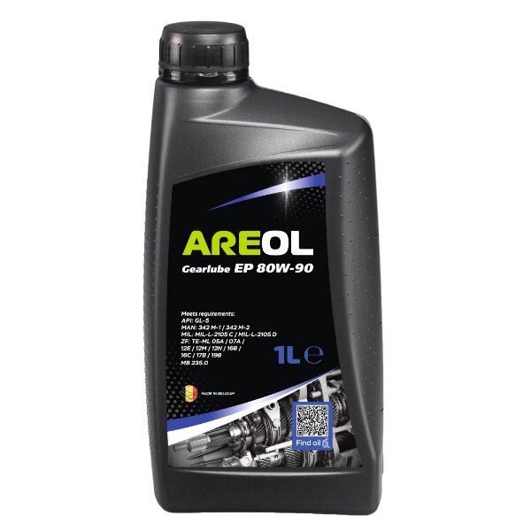 Трансмиссионное масло AREOL Gearlube EP 80W-90 1L  80W90AR075 от компании ЧТУП «АннаДекор» - фото 1