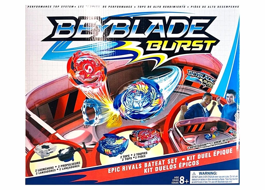 Арена Бейблэйд (Beyblade) с 2 волчками и запуском арт. LSD107 от компании ИгрушкиТут - фото 1