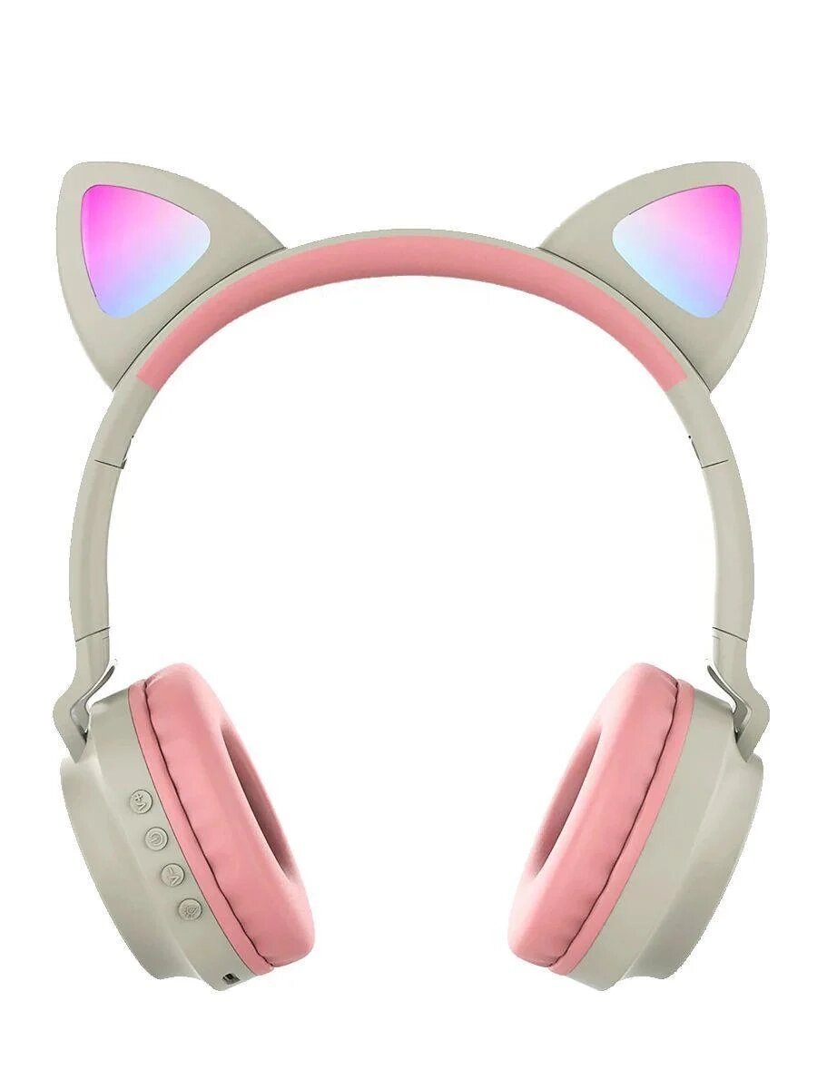 Беспроводные наушники с ушками Wireless Headphones Cat Ear, разные цвета от компании ИгрушкиТут - фото 1