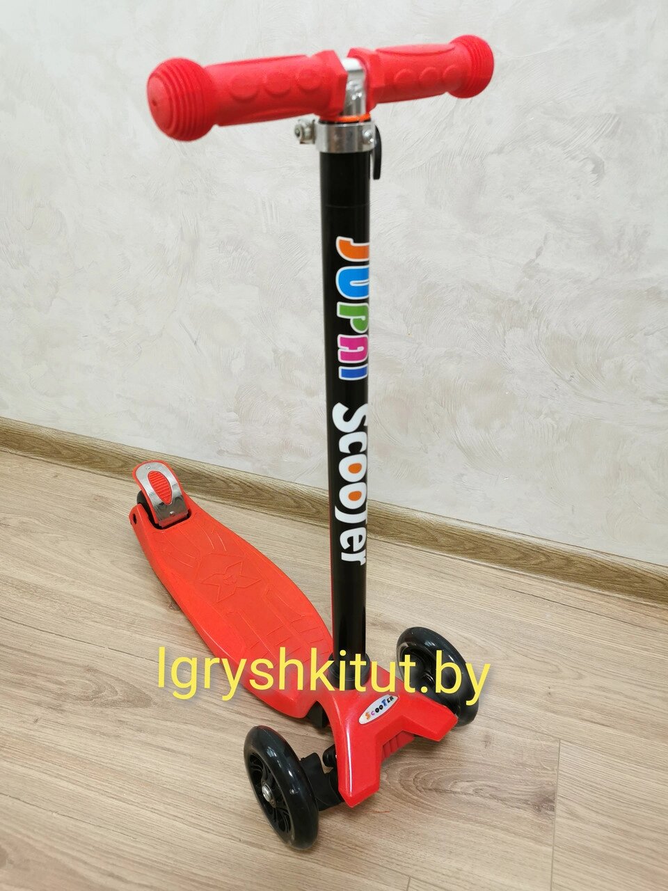 Детский самокат 21st Jpai Scooter Maxi красный от компании ИгрушкиТут - фото 1