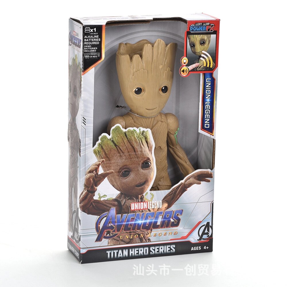 Фигурка супергероя Groot Грут из фильма Marvel, светозвуковые эффекты от компании ИгрушкиТут - фото 1