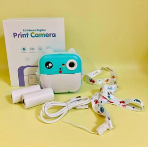 Фотоаппарат с печатью Children Digital Print Camera цвет в ассортименте