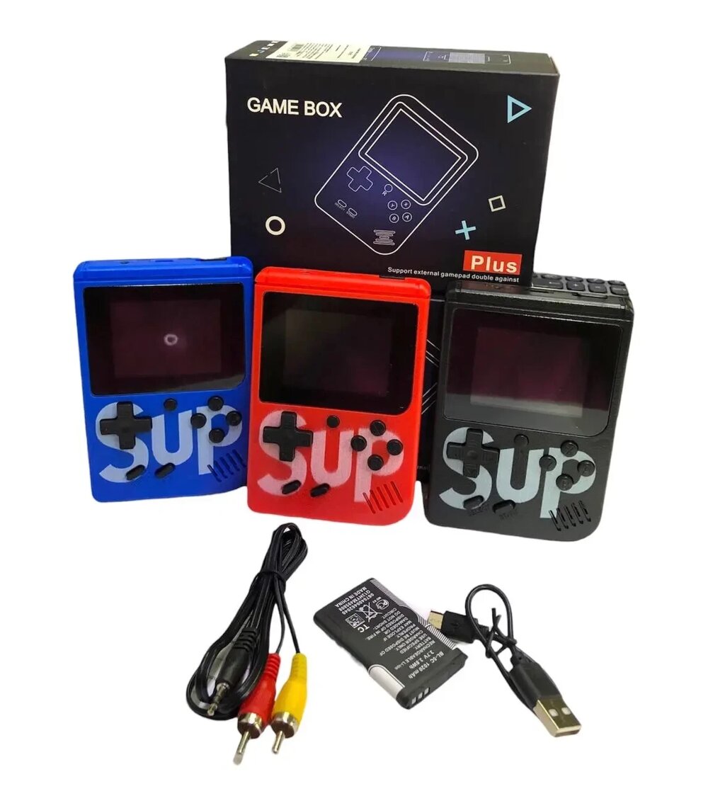 Игровая консоль SUP GAME BOX PLUS 400 игр 1200 мАч от компании ИгрушкиТут - фото 1