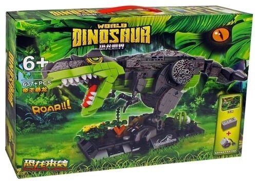 Конструктор Dinosaur World, 637 дет., арт. 1539 от компании ИгрушкиТут - фото 1