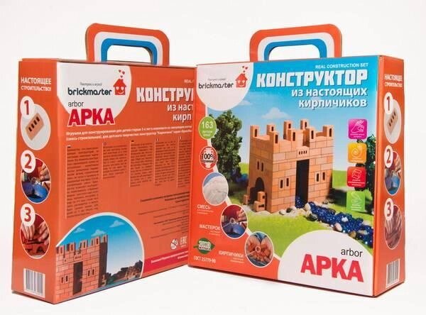 Конструктор из кирпичиков "Арка", 163 детали от компании ИгрушкиТут - фото 1