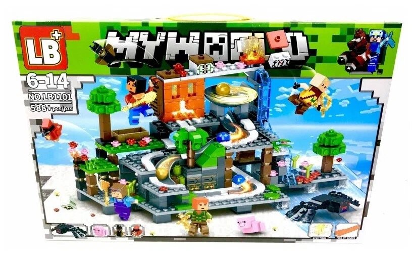 Конструктор Майнкрафт My World, 588 деталей от компании ИгрушкиТут - фото 1