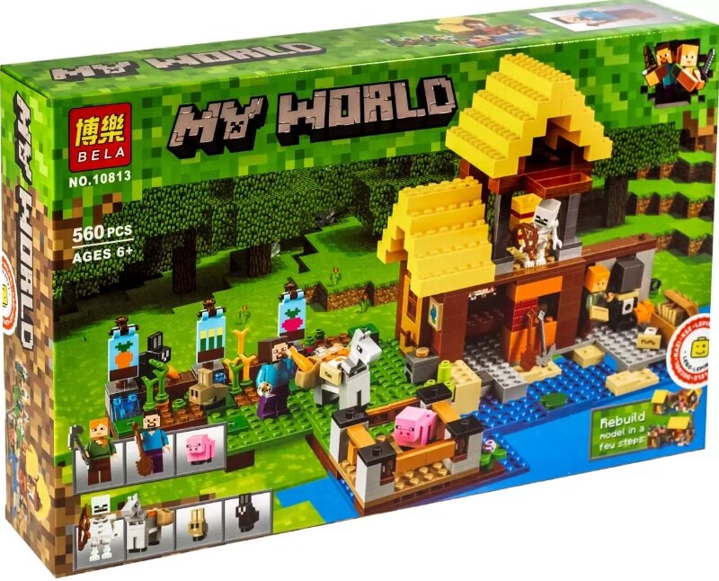 Конструктор My World "Фермерский коттедж", 546 деталей, аналог Lego, арт. 10813 от компании ИгрушкиТут - фото 1