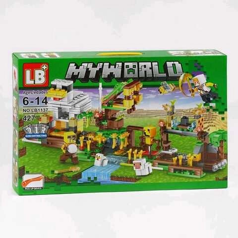 Конструктор My World Майнкрафт, 427 деталей от компании ИгрушкиТут - фото 1